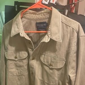 Freenote Cloth - Nice Tan Collered very tan shirt/Jacket Large